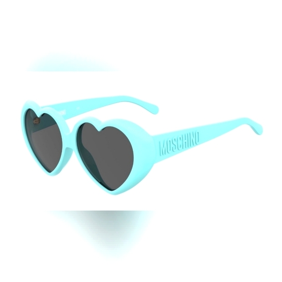 NWOT MOSCHINO HEARTS SUN GLASSES - Picture 2 of 5